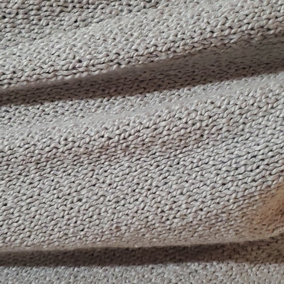 Tan Sweater with snap buttons and wrap around. - Picture 2 of 2